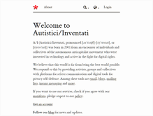 Tablet Screenshot of inventati.org